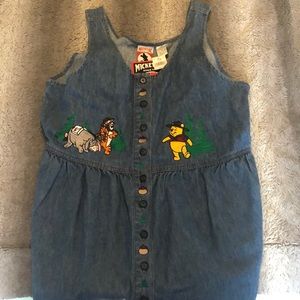 Vintage Winnie the Poo overall dress